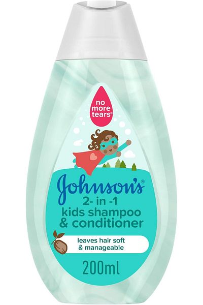 Johnson 's Baby 2-in-1 Kids Shampoo & Conditioner, 200ml