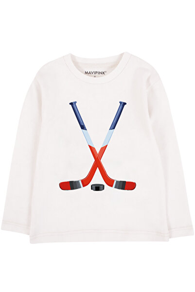 Mavipink Dečija hokejaška majica sa dugim rukavima od pamuka