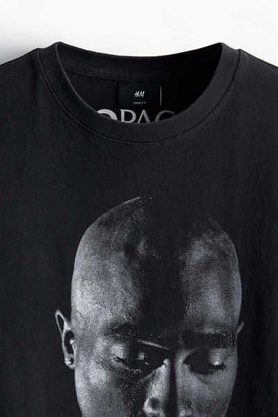 H&M Loose Fit Printed T-shirt
