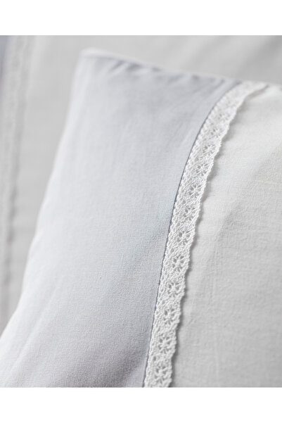 Madame Coco Nicola 100% Cotton Pillow Case - Gray