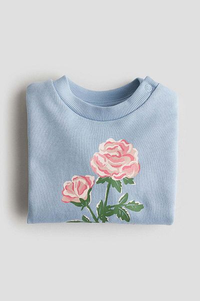 H&M سويت شيرت مطبوع