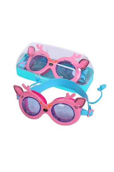 Endless Children Swimming Goggle with Anti-Fog & UV Protection | Pink | Silicon, PU | Leak Proof