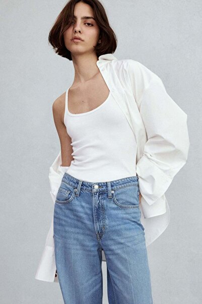 H&M Feather Soft Super Wide Ultra High Jeans