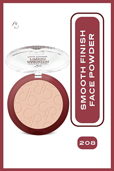 Golden Rose Smooth Finish Face Powder No: 208 Pudra 12,5 g