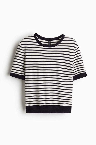 H&M Fine-knit T-shirt