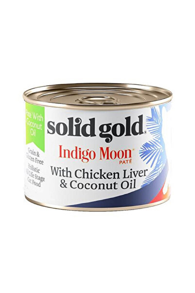 SOLİD GOLD طعام القطط المعلب Solid Gold Indigo Moon مع كبد الدجاج وزيت جوز ال...