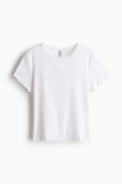 H&M Overlock-detail T-shirt