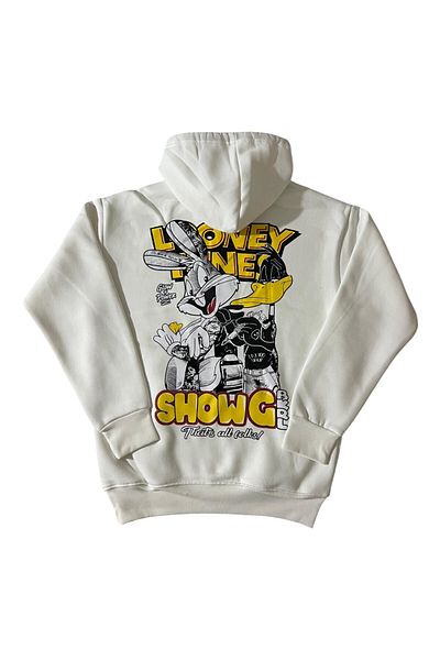 Modaley Giyim Unisex Φούτερ με κουκούλα με κανονική εφαρμογή από βαμβακερή μαλακή υφή με φλις εσωτερικά