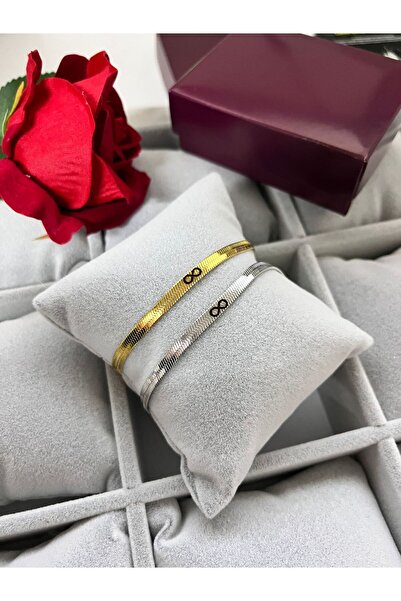 Sepetten Eve Sonsuz Aşk Bilekliği İtalyan Bileklik çift bilekliği sevgiliye h...