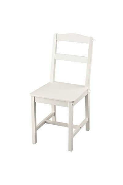 IKEA ahşap sandalye, beyaz