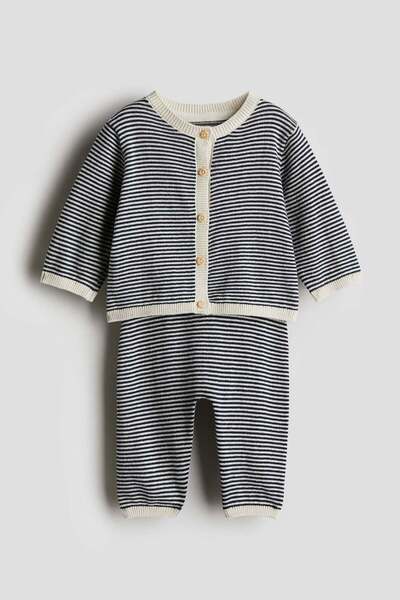 H&M طقم محبوك من قطعتين