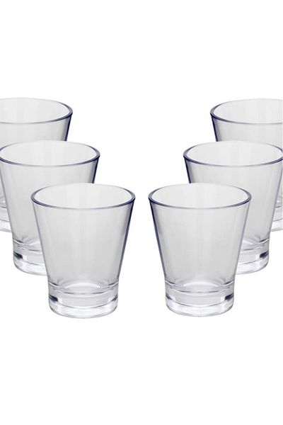 BeySüS 30 Pieces 150Cc Zemzem Coffee Large Shot Sherbet Bowl Side Water Cup