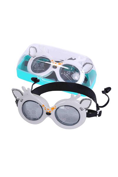 Endless Children Swimming Goggle with Anti-Fog & UV Protection | White | Silicon, PU | Leak Proof