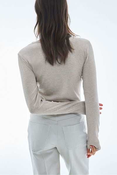 H&M Ribbed modal-blend top