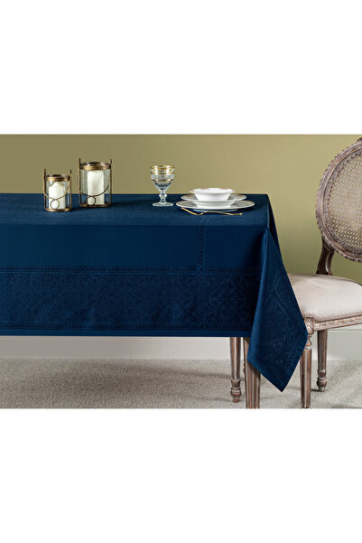 Madame Coco Moroccon Masa Örtüsü - Lacivert - 160x230 cm