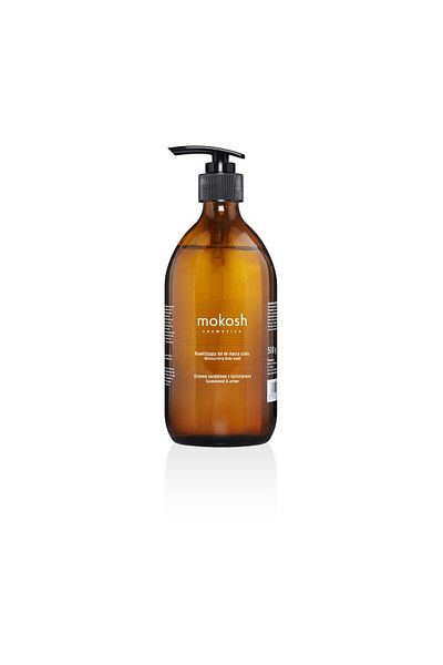 Mokosh Gel de gel hidratant pentru corp 500 ml - Gel de gel hidratant cu lemn de santal si chihlimbar