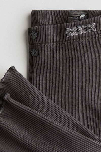 H&M Ribbed cotton leggings