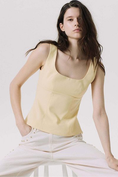 H&M Tapered-waist vest top