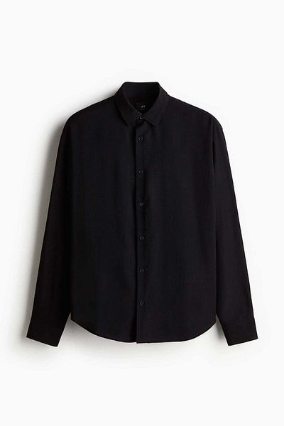 H&M Regular Fit Crinkled shirt