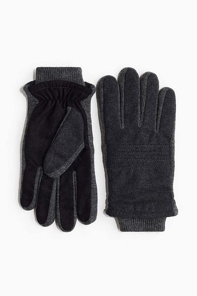 H&M قفازات من مزيج الصوف