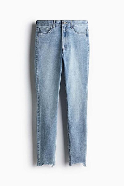 H&M بنطال جينز ضيق يصل إلى الكاحل