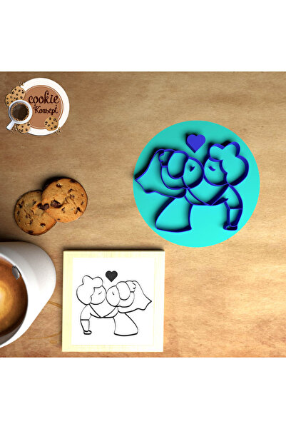 CookieKonsept كوكيز مطبوعة بمفهوم فتاة بوي - ختم