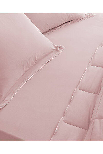 Madame Coco İlus Bambu Tek Kişilik Comforter Set - Pudra