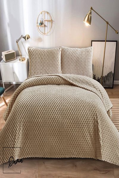 eco concept Single Bedspread, Plush Rabbit Feather Soft Bedspread, Casual Bedspread