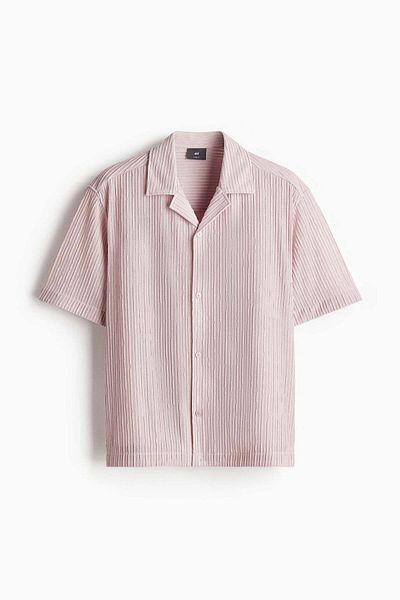 H&M Loose Fit Textured resort shirt