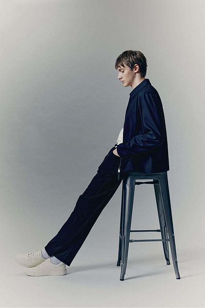 H&M Slim Fit Cotton Twill Trousers