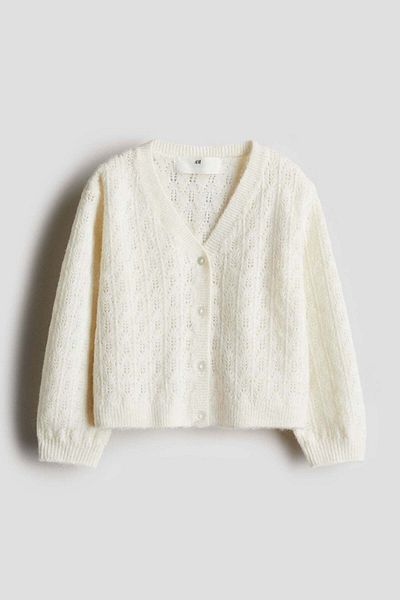 H&M Pointelle-knit cardigan