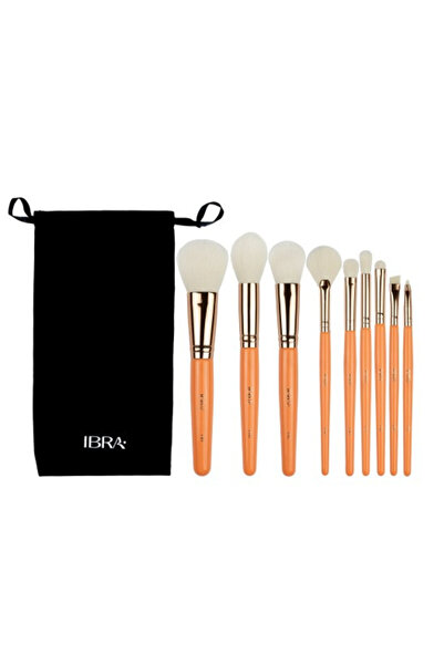 Others Set pensule de machiaj IBRA Fresh, 9 szt. - Zestaw pędzli do makijażu ...