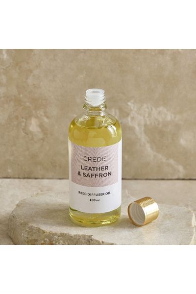 Home Box Crede Leather and Saffron Diffuser Oil Refiller - 100 ml