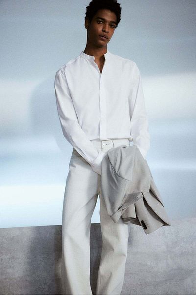 H&M Regular Fit Grandad shirt