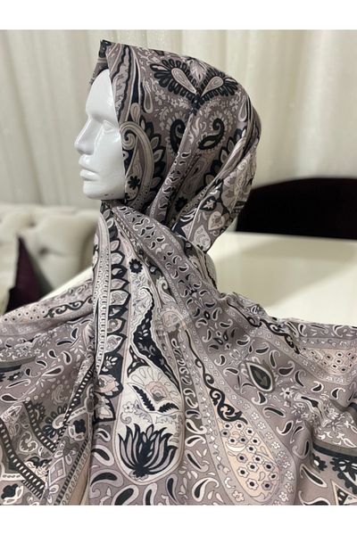Butik Women's New Ethnic Pattern Cotton Silk Shawl