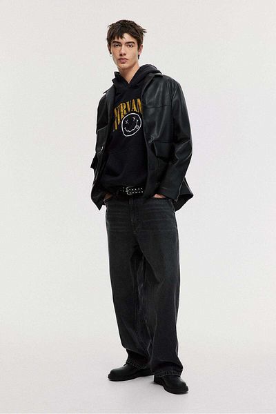H&M Oversized Fit Printed hoodie