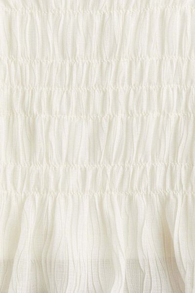H&M Smocked peplum top