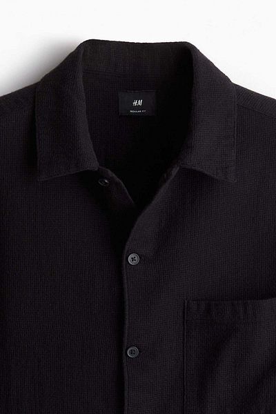 H&M Regular Fit Textured shirt