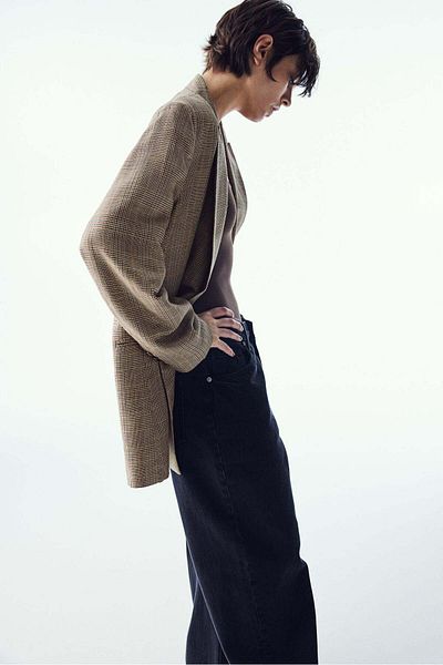 H&M Linen-blend blazer