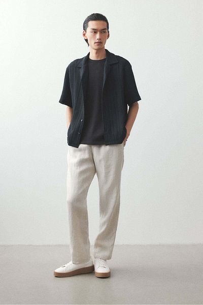 H&M Regular Fit Linen trousers