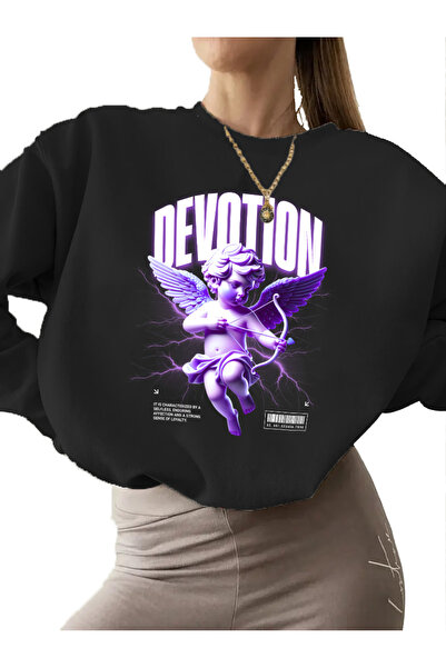 DogFish سويت شيرت سميك للرجال للجنسين - 3 خيوط مرتفعة، رقبة دائرية، سويت شيرت...