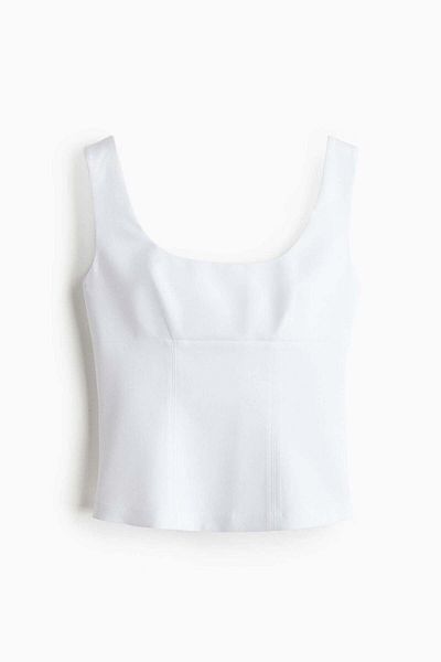 H&M Tapered-waist vest top
