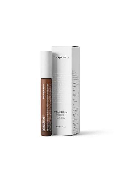 TRANSPARENT LAB - Ser pentru creșterea genelor, 8 ml - Ser pentru îngroșarea genelor fără hormoni