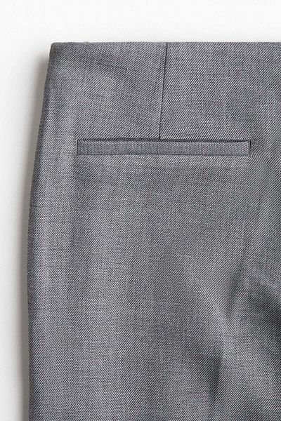 H&M Flared crease-leg trousers