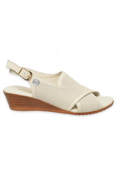 Mammamia D25Ys-2730Z Daily Cream Women's Sandals