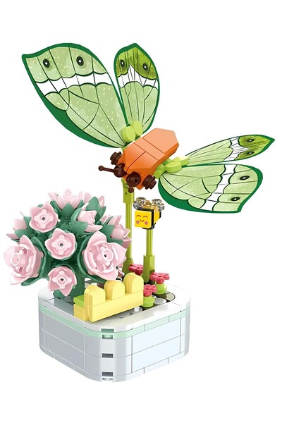 MEGA Çiçekler ve Böcekler Yapı Blokları Kelebek