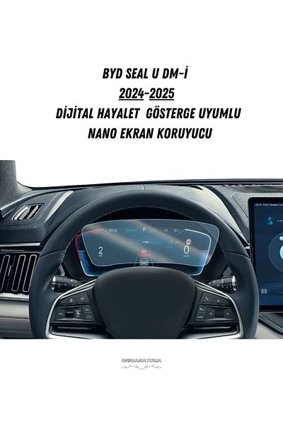 UniqAnatolia Byd Seal U Dm-I 2024-2025 Digital Ghost Indicator Compatible Nano Screen Protector