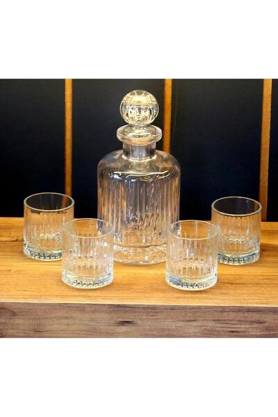 onestophub Oslo Carafe & Jug and Glass Whiskey - Soft Drink and Water Set