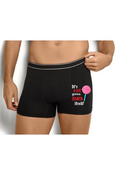 baskideyinceakla ΗΜΕΡΑ ΤΟΥ ΒΑΛΕΝΤΙΝΟΥ 14 ΦΕΒΡΟΥΑΡΙΟΥ LOLLIPOP PRINTED SPIRITUAL MEN'S BOXERS