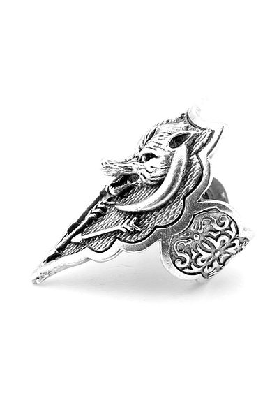Solfera Viking Wolf Turkish Mythological Men's Rings with Brass - Adjustable Rg080